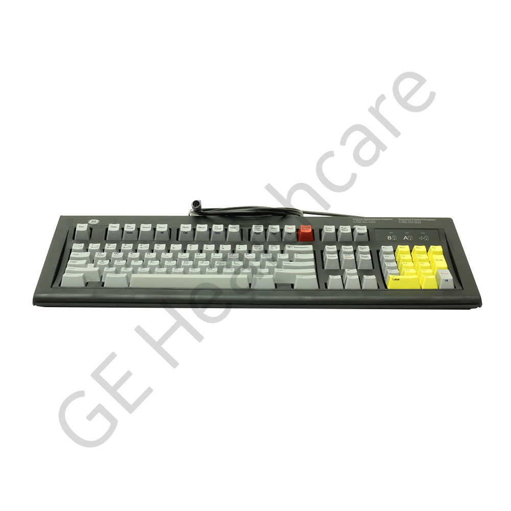Keyboard - Black Mac Lab/Cath Lab Pre-Assembly - English