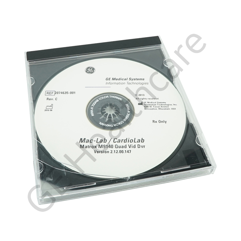 CD-R Matrox M9140 Quad Video Driver v2.12.00.147 Windows XP