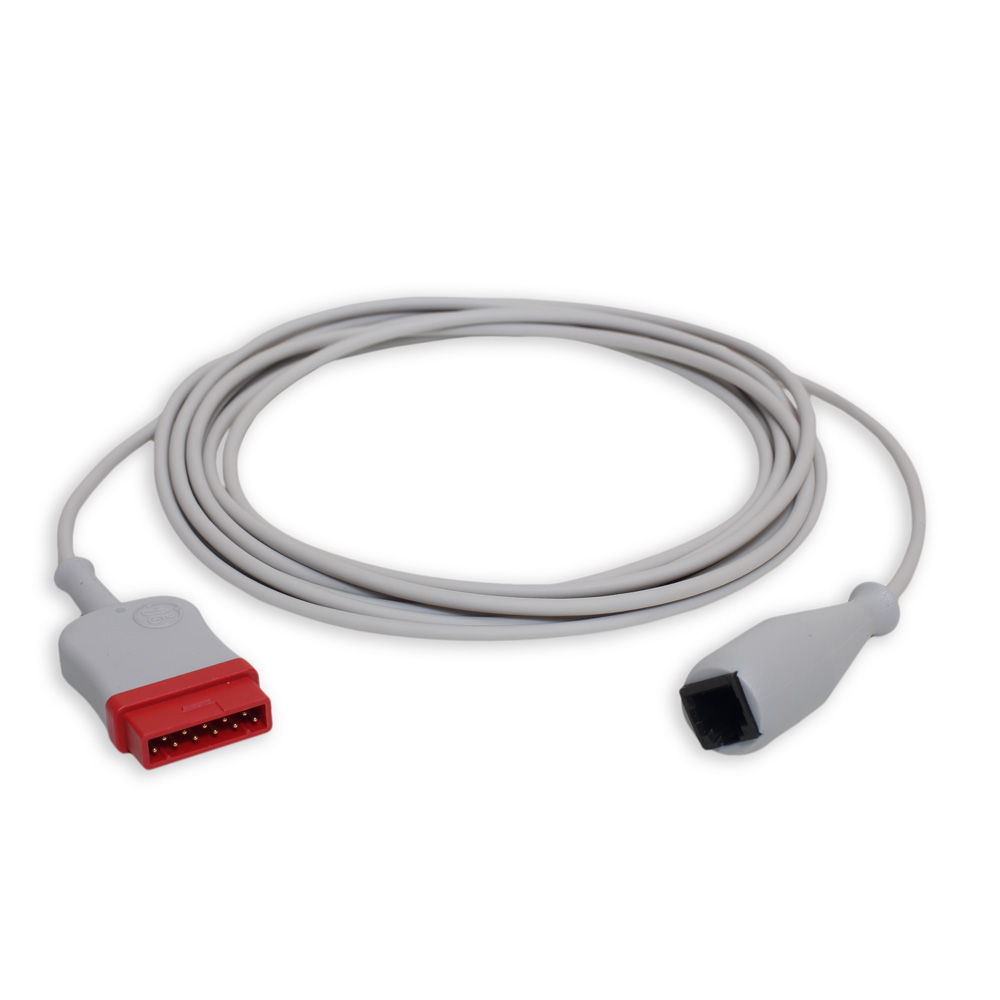 IBP Cable, ICU Medical Transpac-IV, Single, 3.6 m/12 ft. IBP Cable, ICU Medical Transpac-IV, Single, 3.6 m/12 ft.