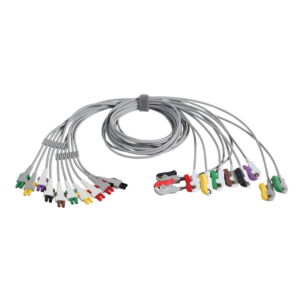 Leadwire Set, Base 10, Grabber, IEC, 1/pack
