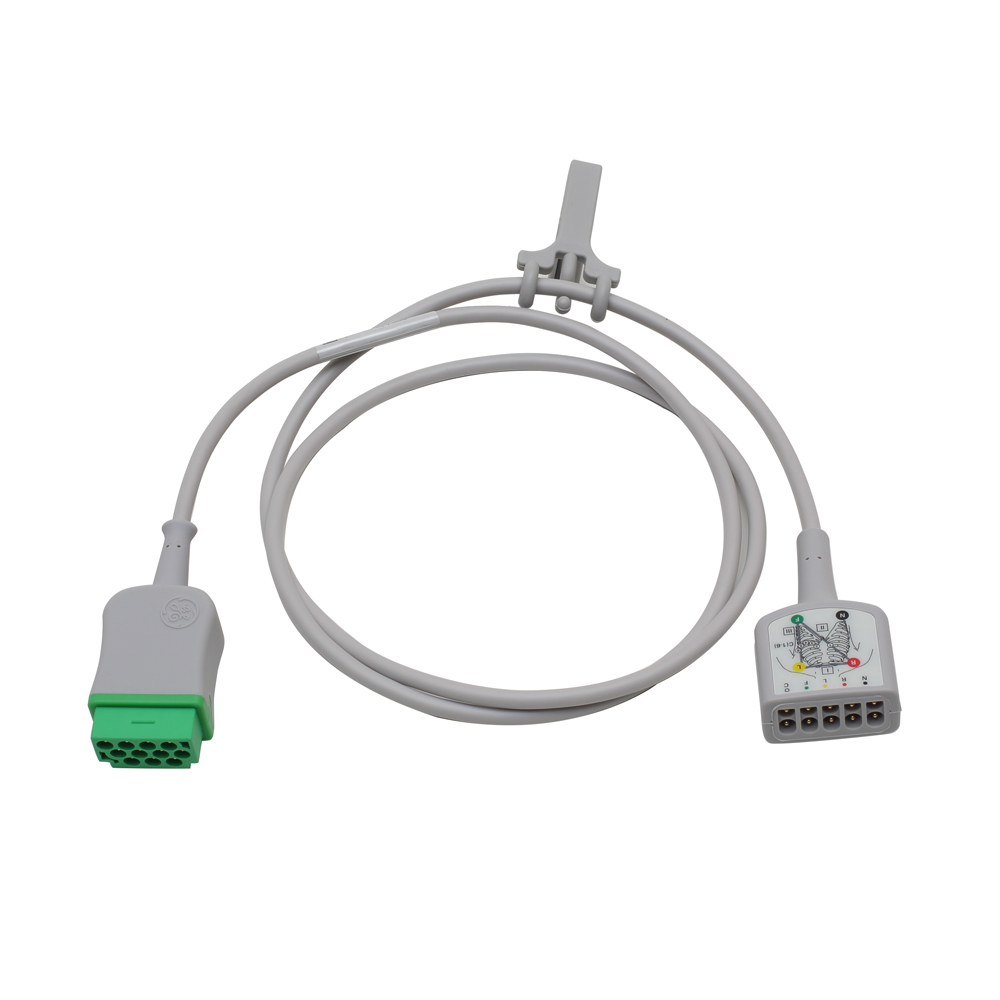 ECG Trunk Cable, 3/5-lead, IEC, 1.2 m/4 ft. ECG Trunk Cable, 3/5-lead, IEC, 1.2 m/4 ft.