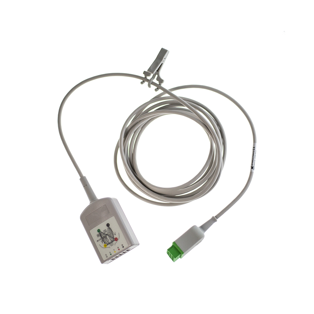 ECG Trunk Cable, 3/5-lead w/ESU filter, IEC, 3.6 m/12 ft.