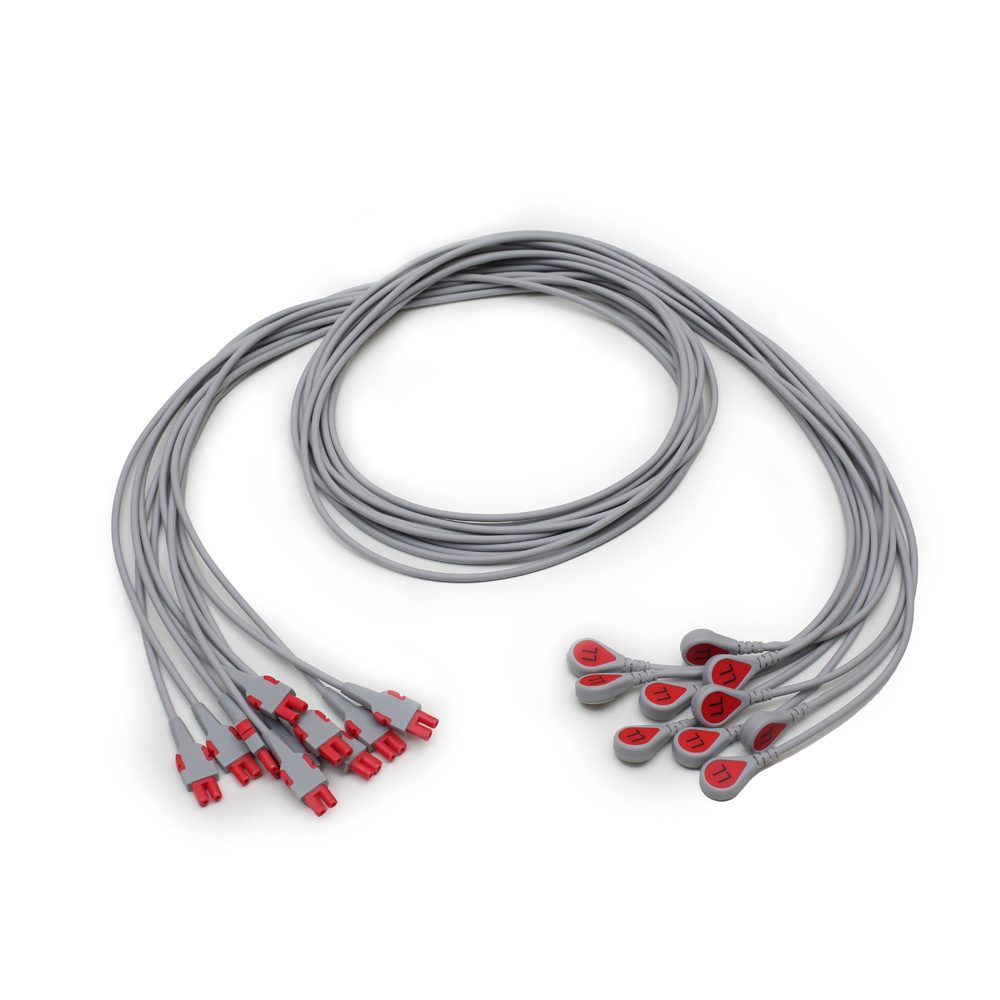 Replacement ECG Leadwire, snap, LL, AHA, 130 cm/ 51 in, 1/pack Replacement ECG Leadwire, snap, LL, AHA, 130 cm/ 51 in, 1/pack