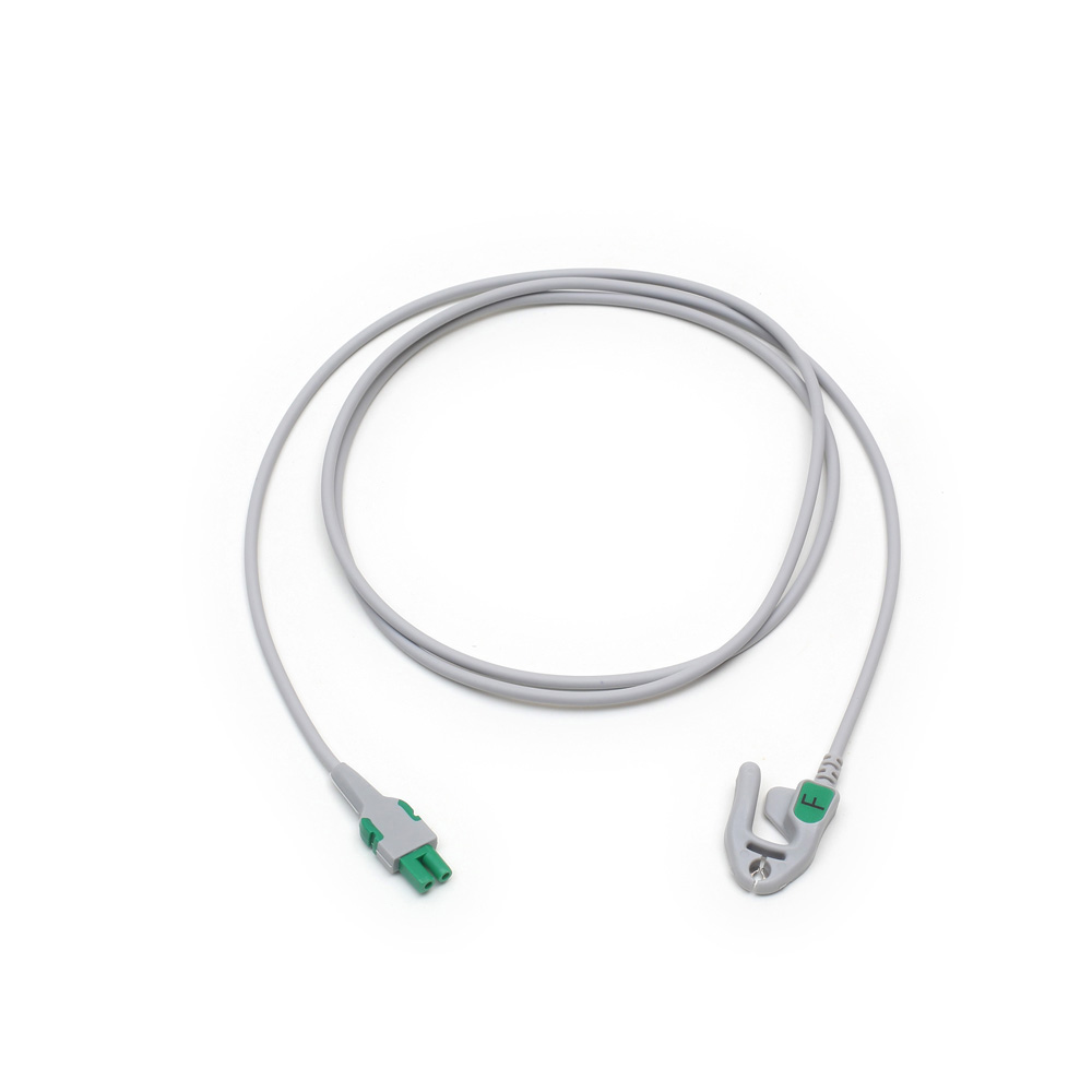 Replacement ECG Leadwire, grabber, GRN F,  IEC, 130 cm/ 51 in, 1/pack
