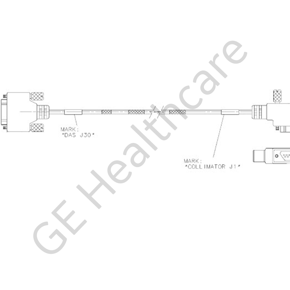 Cable Signal Collimator to DAS Can HP60 - RoHS Cable Signal Collimator to DAS Can HP60 - RoHS