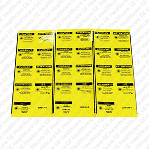 Multi-Lingual Laser Warning Label Sheet