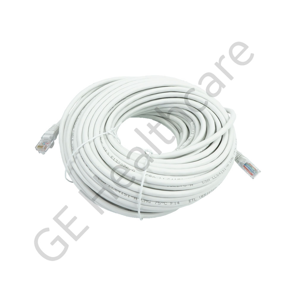 Cable Assembly RJ45 White 100ft