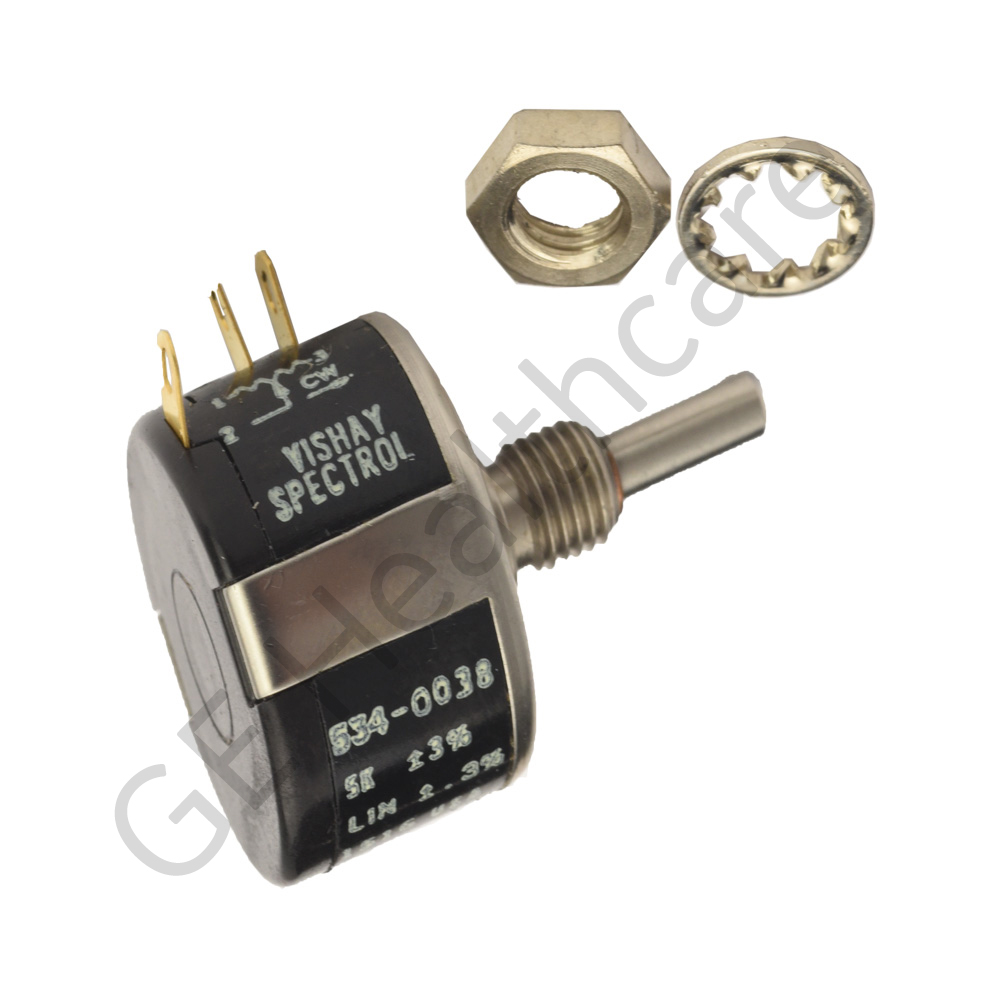 Resistor 5K Ohms 3 % 3-Turn 0.3% Linearity Bushing Mount Resistor 5K Ohms 3 % 3-Turn 0.3% Linearity Bushing Mount