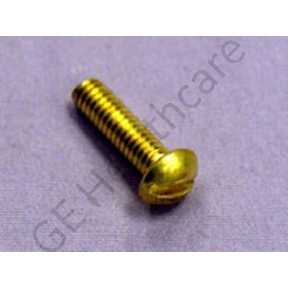 Brass Slotted Round Head Screw 8-32 x 5/8 N33P15010