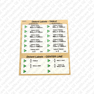 Label SID Detent Label SID Detent