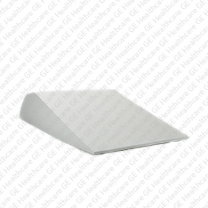 MR Patient Positioning Pad, knee pad, 28.5 in (L) x 15.75 in (w) x 5.7 in (D) tapering to 0.25 in MR Patient Positioning Pad, knee pad, 28.5 in (L) x 15.75 in (w) x 5.7 in (D) tapering to 0.25 in