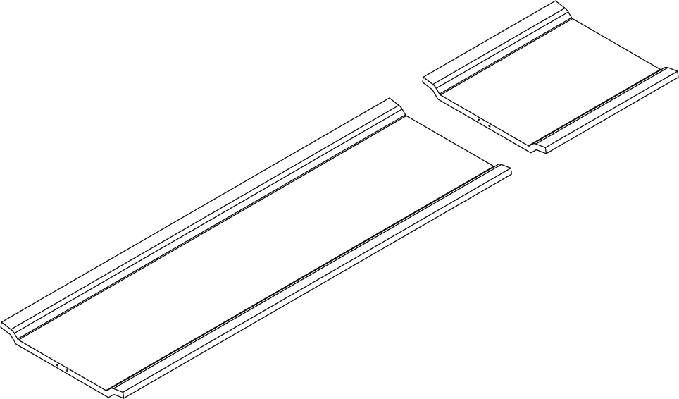 MR Table Pad Collector Kit, consisting of 2 sections MR Table Pad Collector Kit, consisting of 2 sections