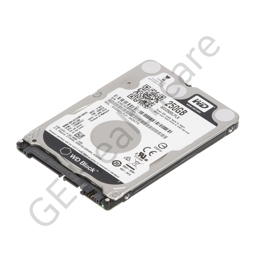 250GB 2.5" Hard Disk Drive (HDD) SATA Interface