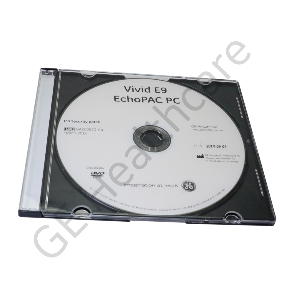 Vivid E9 and EchoPAC PC Microsoft Security Patch CD Vivid E9 and EchoPAC PC Microsoft Security Patch CD