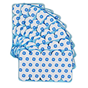 ECG Tab Electrode MED Hydrogel Adhesive, 34.036mm x 22.86mm / 1.34 ECG Tab Electrode MED Hydrogel Adhesive, 34.036mm x 22.86mm / 1.34