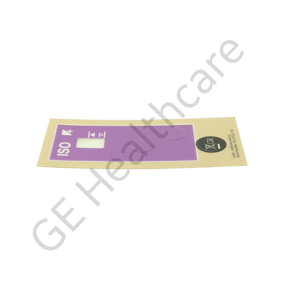 Sticker Label Isoflurane with Icon Sticker Label Isoflurane with Icon