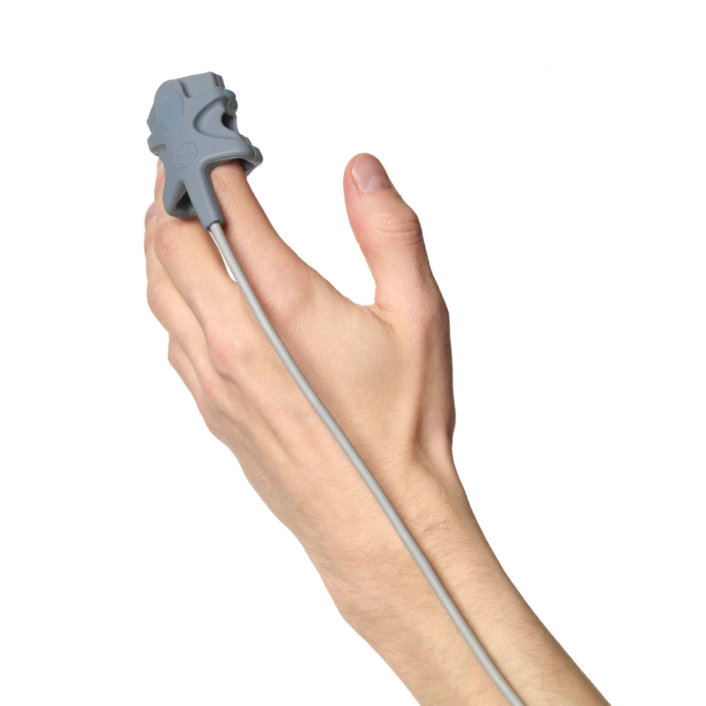 TruSignal™ SpO2 Resusable Sensor, Finger, Pediatric, 1m, 1/pack